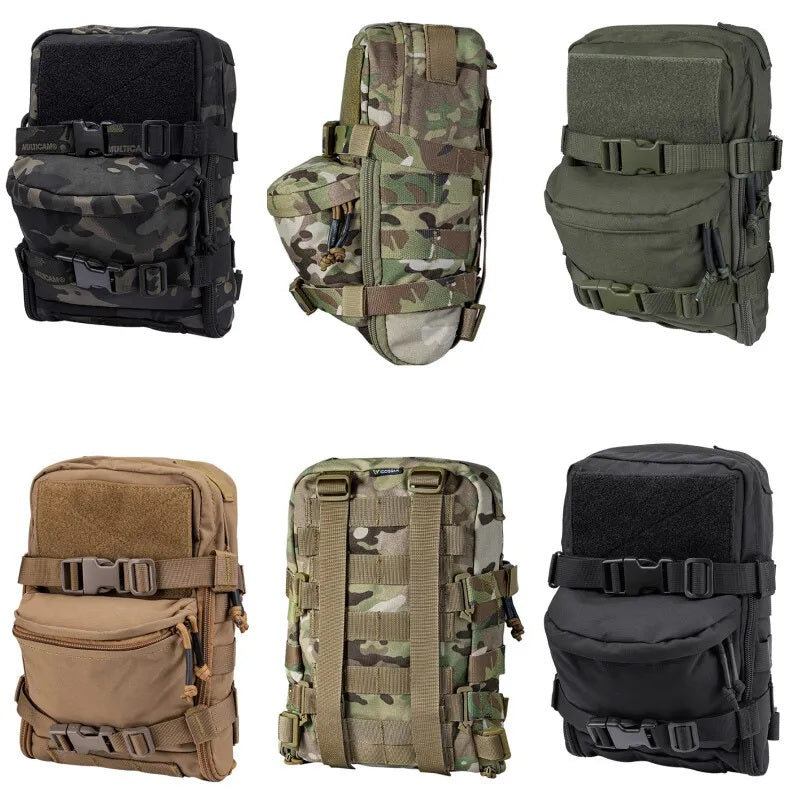 Tactical Hydration Pack Action Backpack Carrier Molle Mini Water Pouch