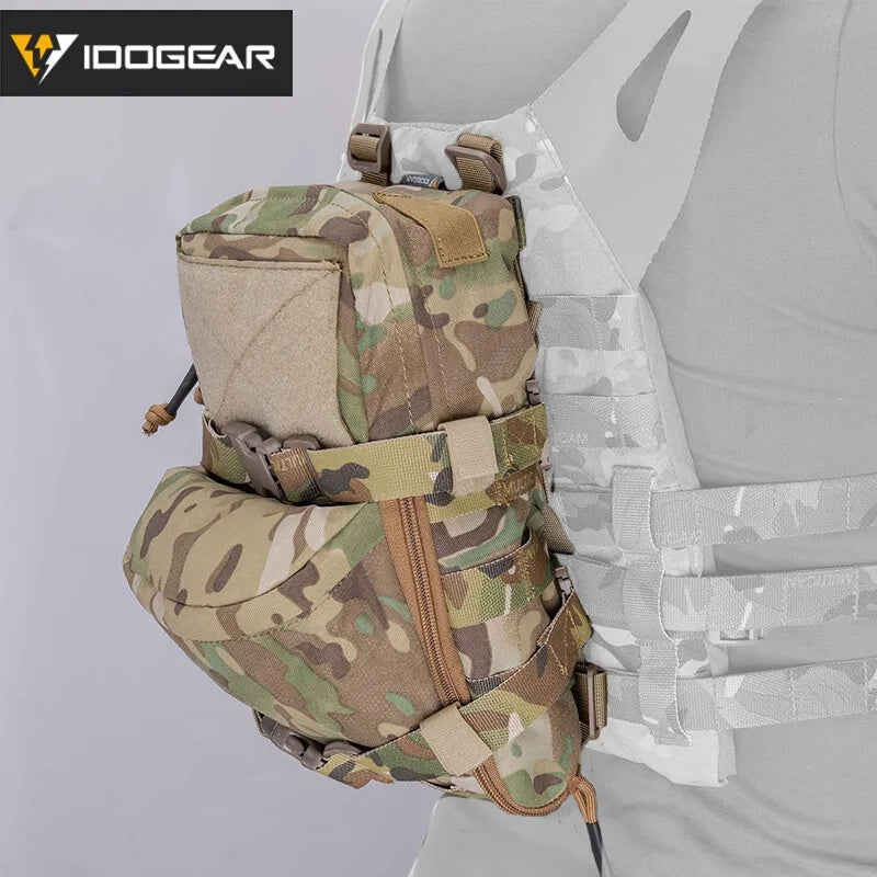 Tactical Hydration Pack Action Backpack Carrier Molle Mini Water Pouch