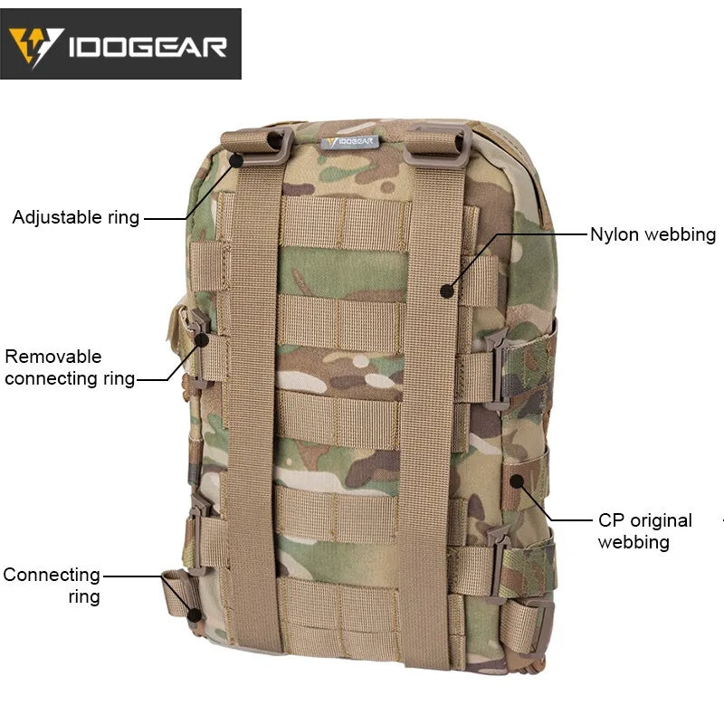 Tactical Hydration Pack Action Backpack Carrier Molle Mini Water Pouch