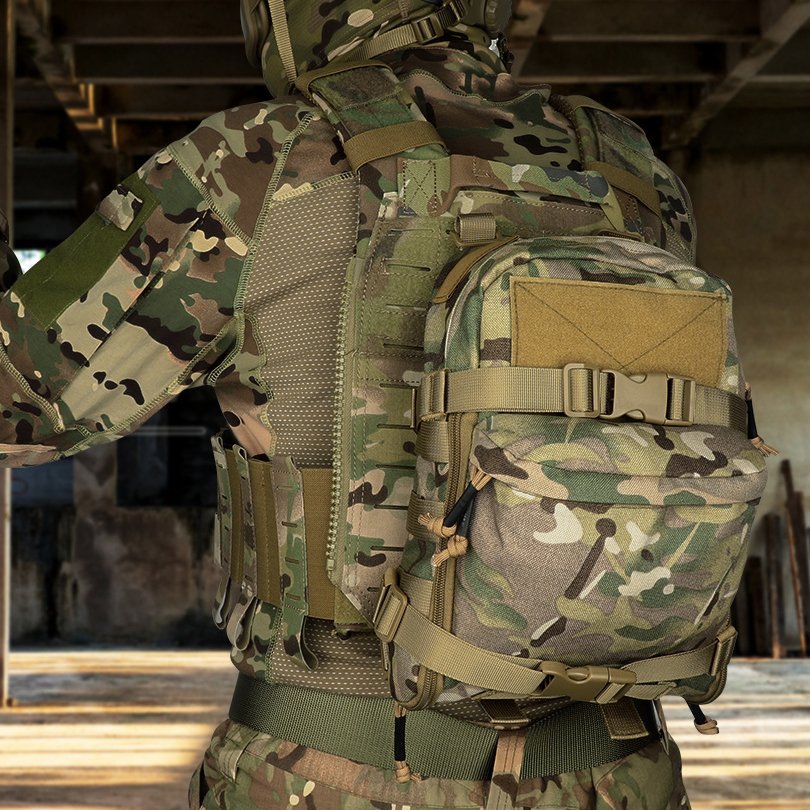 Tactical Hydration Pack Action Backpack Carrier Molle Mini Water Pouch