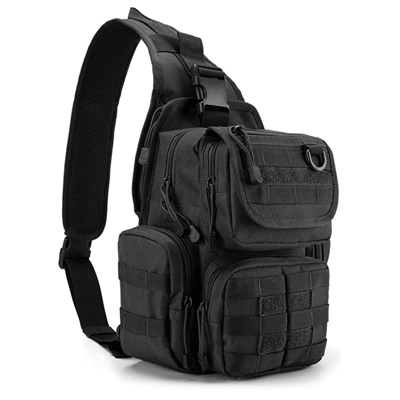 Tactical EDC Sling Bag Pack with Adjustable Holster Sling Shoulder Assault Range Backpack(Tan)