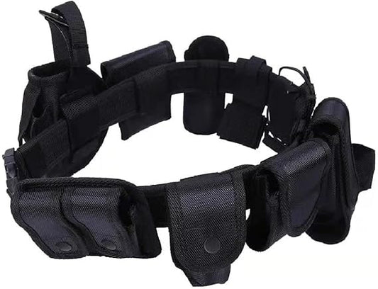 10-in-1 Duty Belt Black Law Enforcement Tactical Equipment System Set: Professional equipment to comprehensively improve law enforcement efficiency