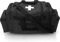 First Responder EMS Emergency Medical Trauma Kit Deluxe: Black Professional First Aid Solution