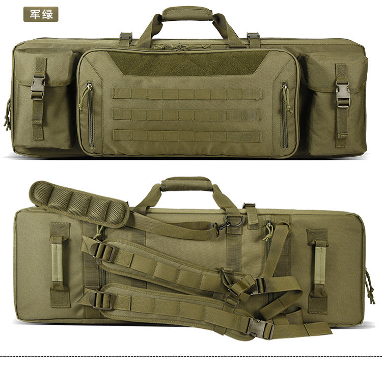 Professional dual rifle bag: safe and durable multi-functional design