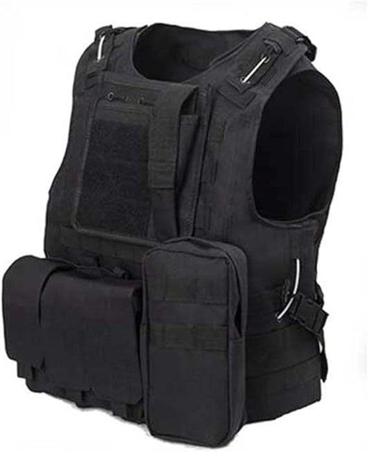 Tactical Vest Airsoft MOLLE RRV Hunting Adjustable Plate Carrier with Pouches