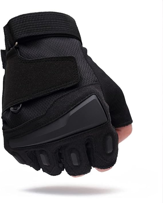 Men's Fingerless Breathable Workout Gloves Tactical Combat Shooting Motorcycle Weight Lifting Gloves