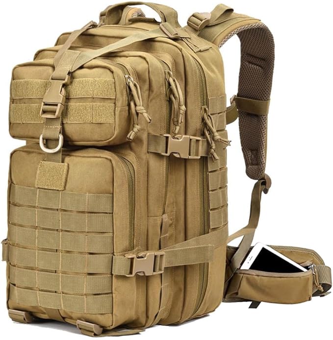 Military Tactical Backpack, Large Military Pack Army 3 Day Assault Pack Molle Bag Rucksack