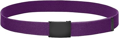 Canvas Web Belt Fully Adjustable Cut to Fit Golf Belt Flip Top Buckle