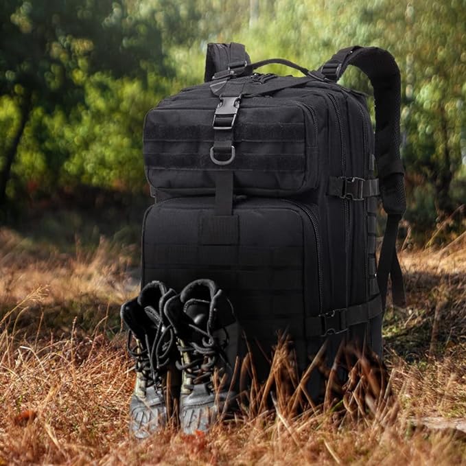 Military Tactical Backpack, Large Military Pack Army 3 Day Assault Pack Molle Bag Rucksack