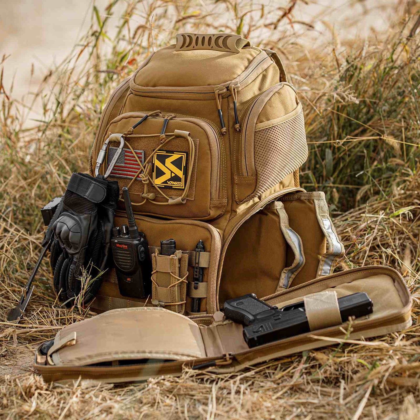 Tactical range backpack