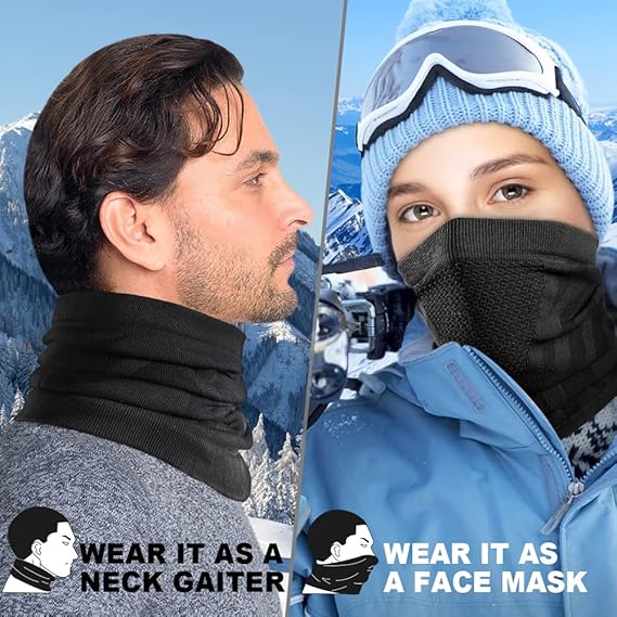 Winter Neck Warmer Gaiter Windproof Face Mask Balaclava Bandana for Ski Snowboard