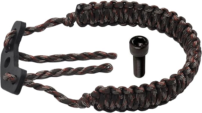 250 Paracord Bow Archery Wrist Sling - Multi Functional Survival Compound Wrist Sling for Hunting & Shooting - No Stabilizer Needed-Successive Length 20 Feet