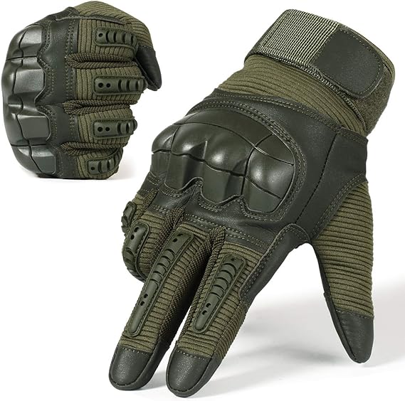 Tactical Gloves for Men - Touch Screen - Airsoft Motorcycle Outdoor Costume