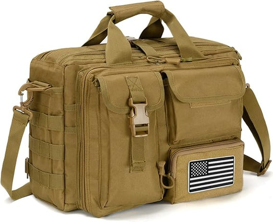 Tactical Messenger Bag, Tactical Briefcase for Man Military Laptop Bag Messenger Shoulder Bag