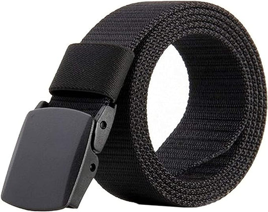 Nylon Canvas Breathable Military Tactical Men Waist Belt With Plastic Buckle