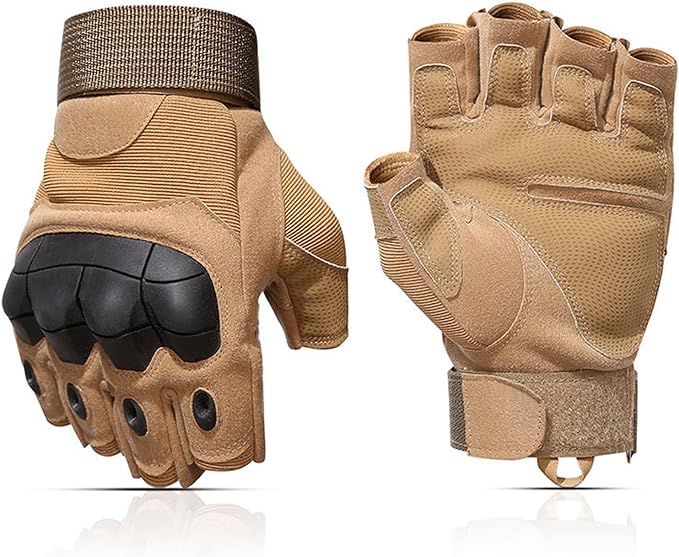 Outdoor Gloves for Men, Fingerless Gloves Men Driving Gloves Men Hiking Gloves, Biking Gloves Motorcycle Gloves for Men