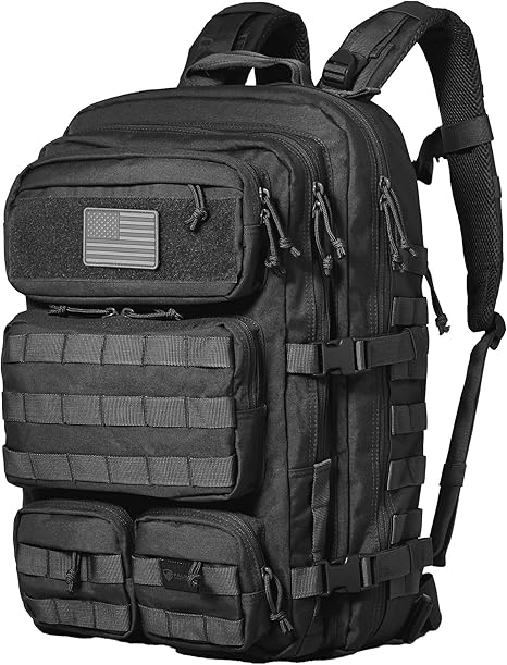 Backpack 50L, 2.4x Stronger, Military Backpack, Heavy Duty Molle Large Backpack, Work, Outdoors