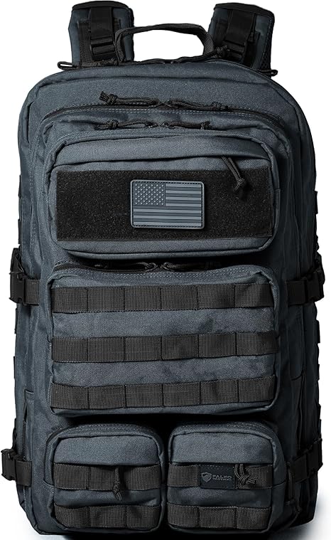 Backpack 50L, 2.4x Stronger, Military Backpack, Heavy Duty Molle Large Backpack, Work, Outdoors