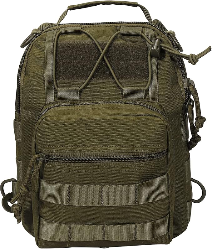 Tactical Backpack-1000D Waterproof Military Backpack/Laser-Cut/CCW Bags Sling Bag Tactical Satchel Shoulder Bag Men