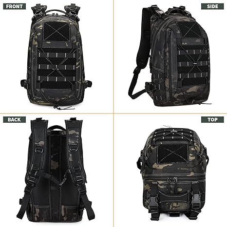 Military MOLLE Backpack Hunting Rucksack Gear Tactical Backpck Assault Pack Can Attach with the Vest and Belt