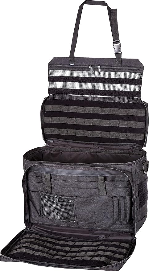 Tactical Bag, Wingman Patrol Bag for Law Enforcement, Police Gear Car Organizer, Black, Style 56045ABR (56045)