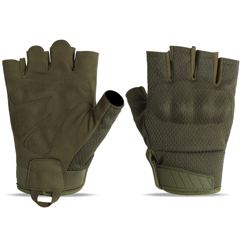 Half-finger tactical gloves sun-proof, non-slip and wear-resistant